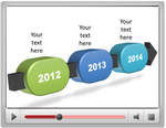 3D PowerPoint Timeline