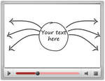 PowerPoint Hand Drawn Spider Diagram