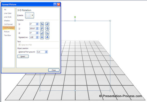 Final 3D Floor with Perspective Setting