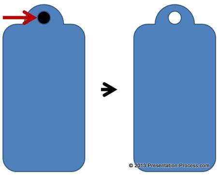Shape Subtract to create hole