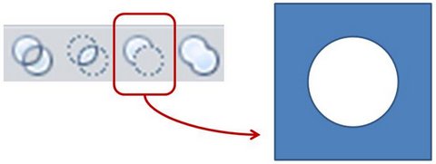 Shape Subtract Option