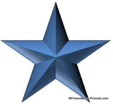 3D PowerPoint Star