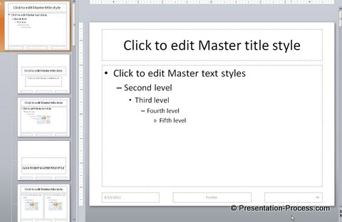 Standard Slide Layouts