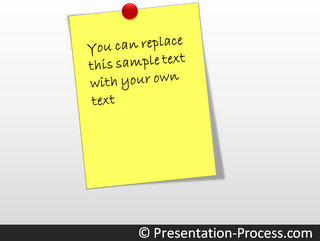 PowerPoint Sticky Note or Post It Note