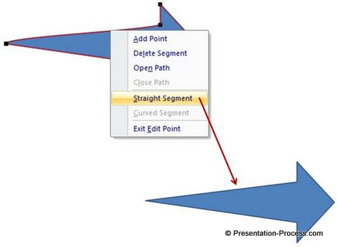 Straight Segment Arrow