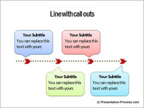 PowerPoint Timeline with Callouts PowerPoint Timeline with Callouts