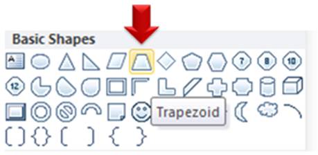 Trapezoid Menu