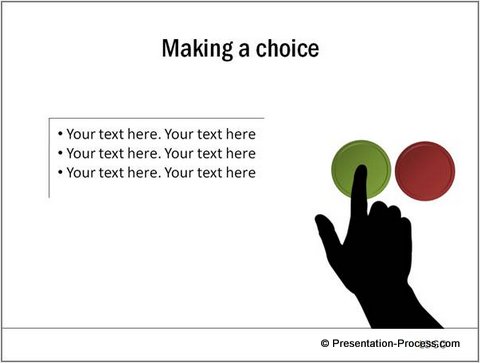 Using gesture in PowerPoint