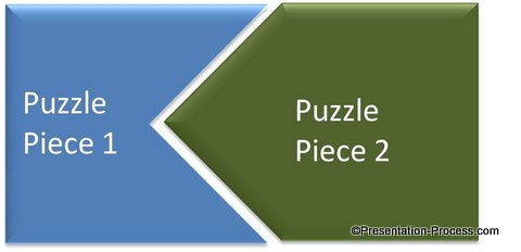 Create puzzle with shape subtract