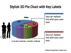 Stylish 3D Pie