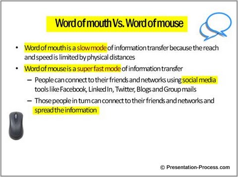 Visual Presentation Example Social media Visual Presentation Example Social media