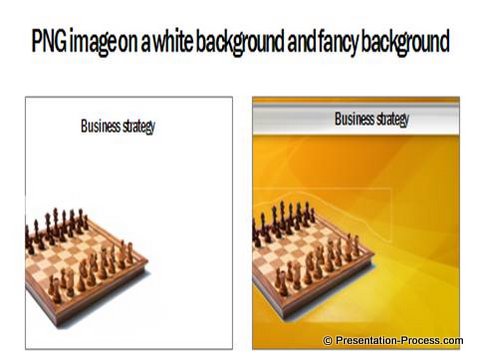 Using White Background in PowerPoint