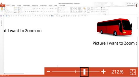 Wrong way to zoom object