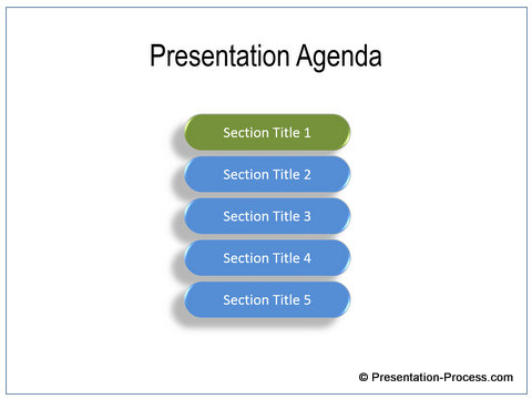 Animated PowerPoint Agenda Animated PowerPoint Agenda
