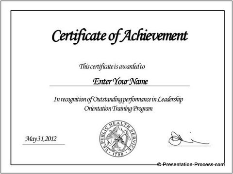Final PowerPoint Certificate