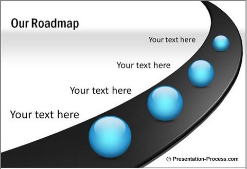 PowerPoint Diagram Template RoadMap